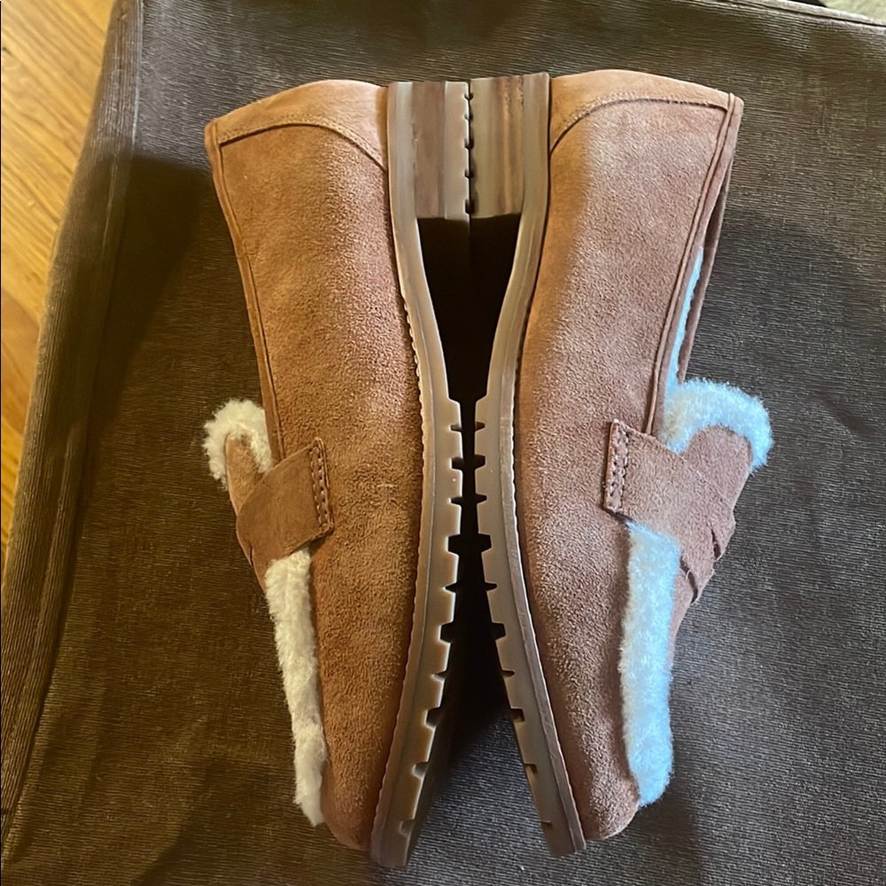 Talbots Cassidy Sherpa Suede Loafers - Picture 4 of 8